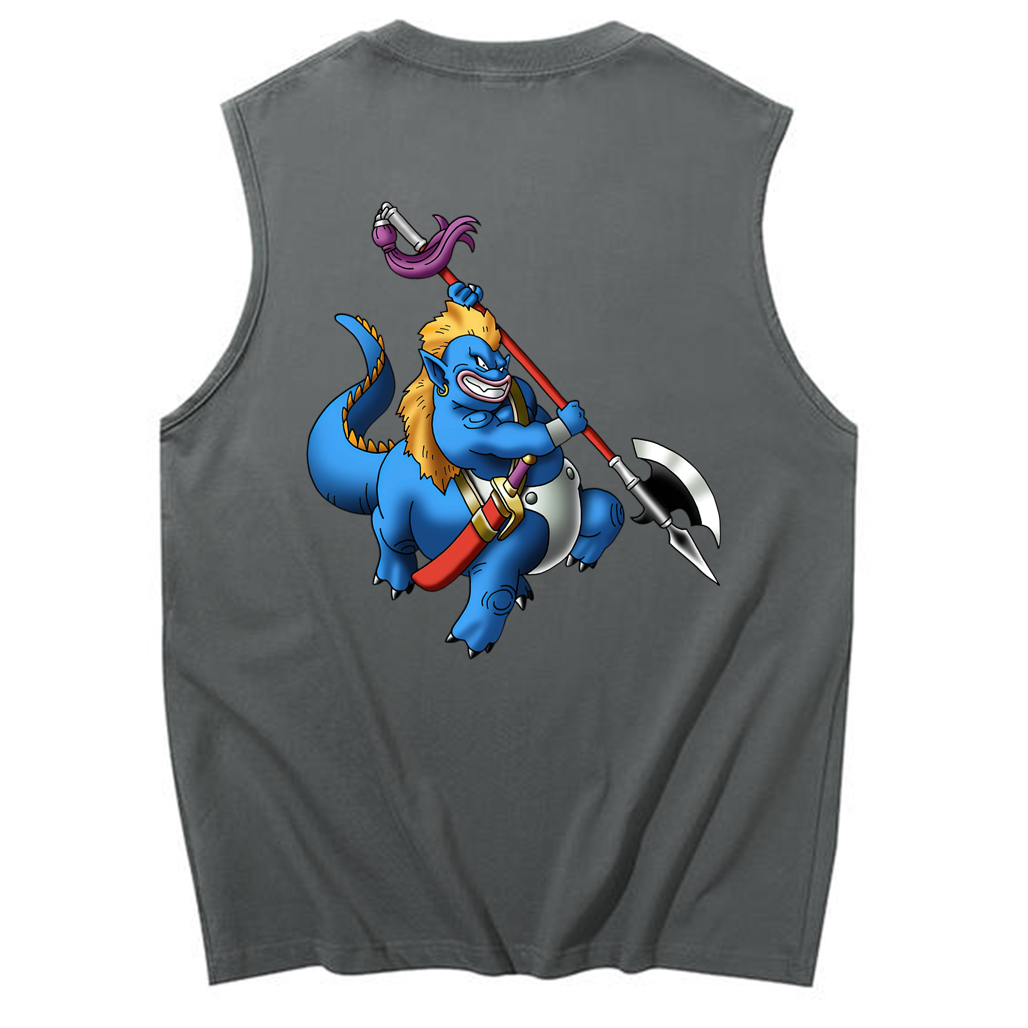 （画像用） ドラゴンクエスト Doragon Kuesuto Dragon Quest コットン100％タンクトップ（背面プリント）